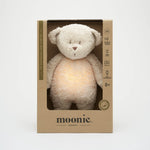 Load image into Gallery viewer, Moonie Organic Humming Bear With Lamp - Sand
