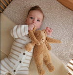 Load image into Gallery viewer, Moonie Organic Humming Bunny With Lamp - Cappuccino
