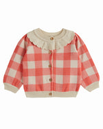 Load image into Gallery viewer, Vichy Cardigan- Rose
