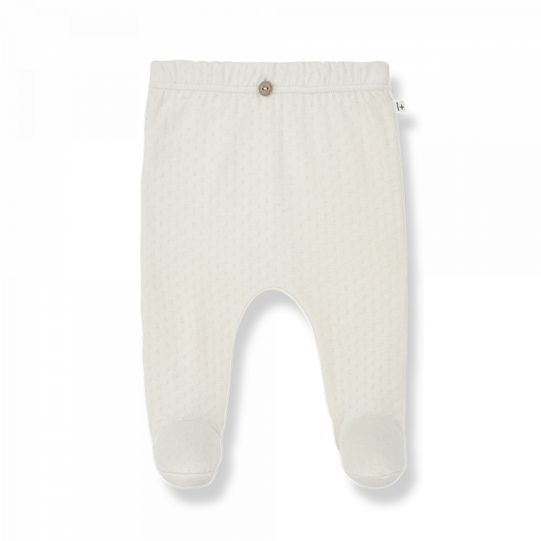 Footed cotton pants