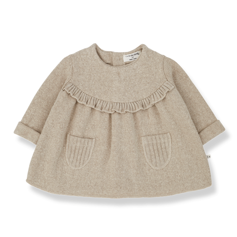 ISONA Dress- Beige