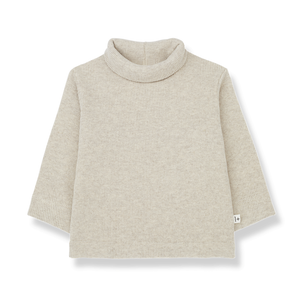 ARITZ Turtleneck T.shirt- Oatmeal