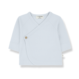 ELODIE Long Sleeve Shirt- Misty Blue