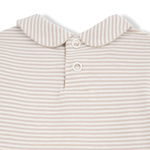 Load image into Gallery viewer, LOURDES Collar Stripe Body- Beige
