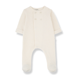 Load image into Gallery viewer, BAPTISTE Footed Jumpsuit- Ecru

