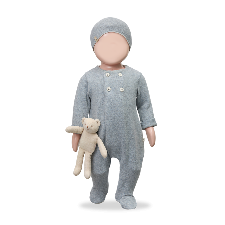 BAPTISTE Footed Jumpsuit-Nuvola