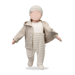 Load image into Gallery viewer, FRANCOIS Footed Overall- Beige
