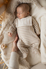 Load image into Gallery viewer, MAEL Footed Jumpsuit- Beige
