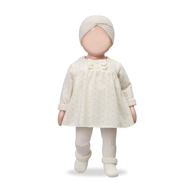 CLAIRE Dress- Ecru