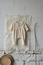 Load image into Gallery viewer, HELEN Footed Jumpsuit- Ecru
