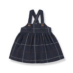 Load image into Gallery viewer, NINA Overall Dress- Dark Blue
