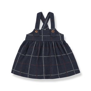 NINA Overall Dress- Dark Blue
