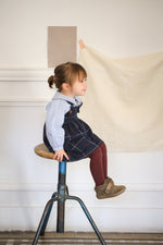 Load image into Gallery viewer, NINA Overall Dress- Dark Blue

