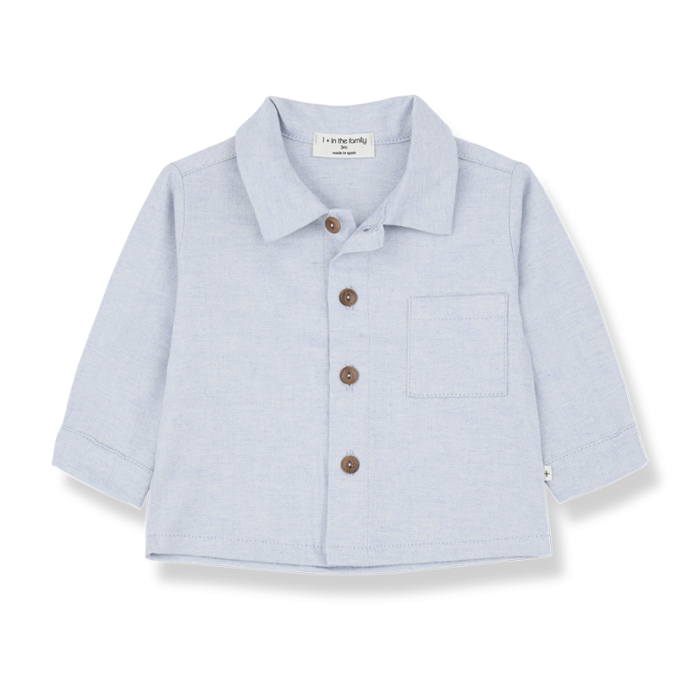 VIKTOR Button Down Shirt- Blue
