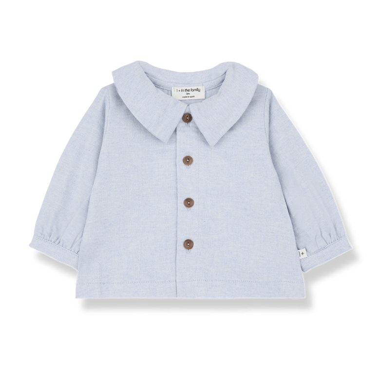 NADIA Collar Blouse- Blue