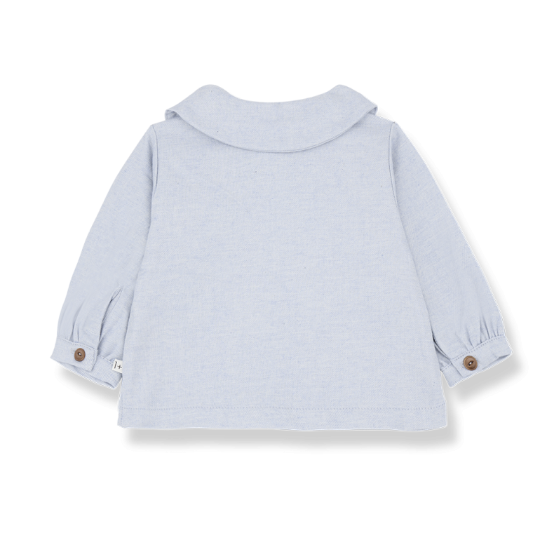 NADIA Collar Blouse- Blue
