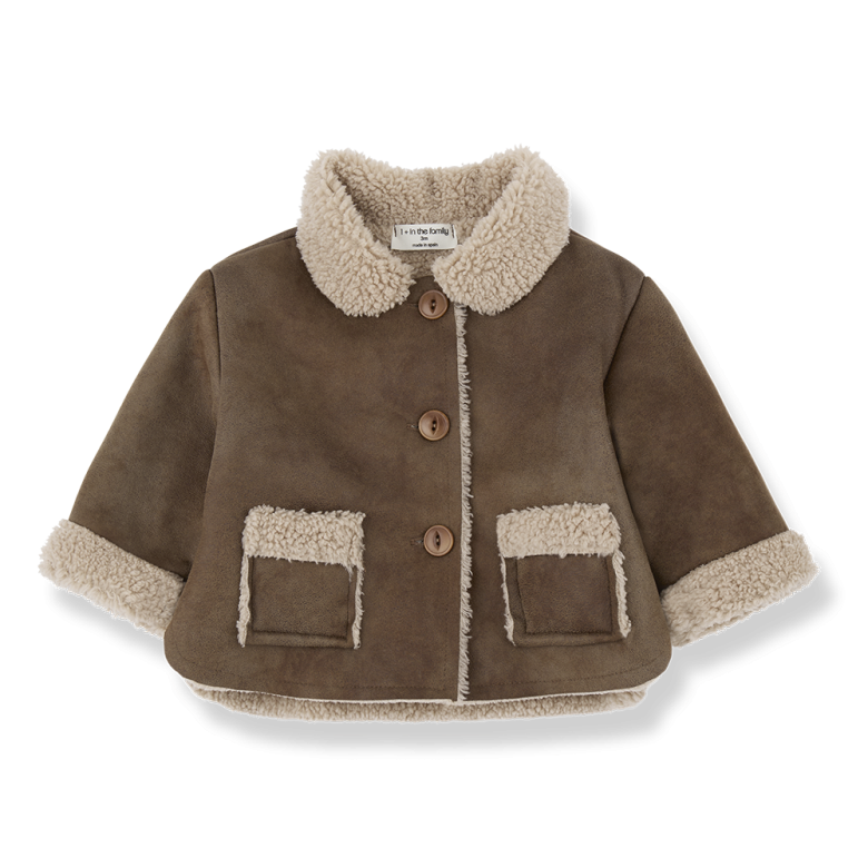 FILIPPA Collar Jacket- Brown