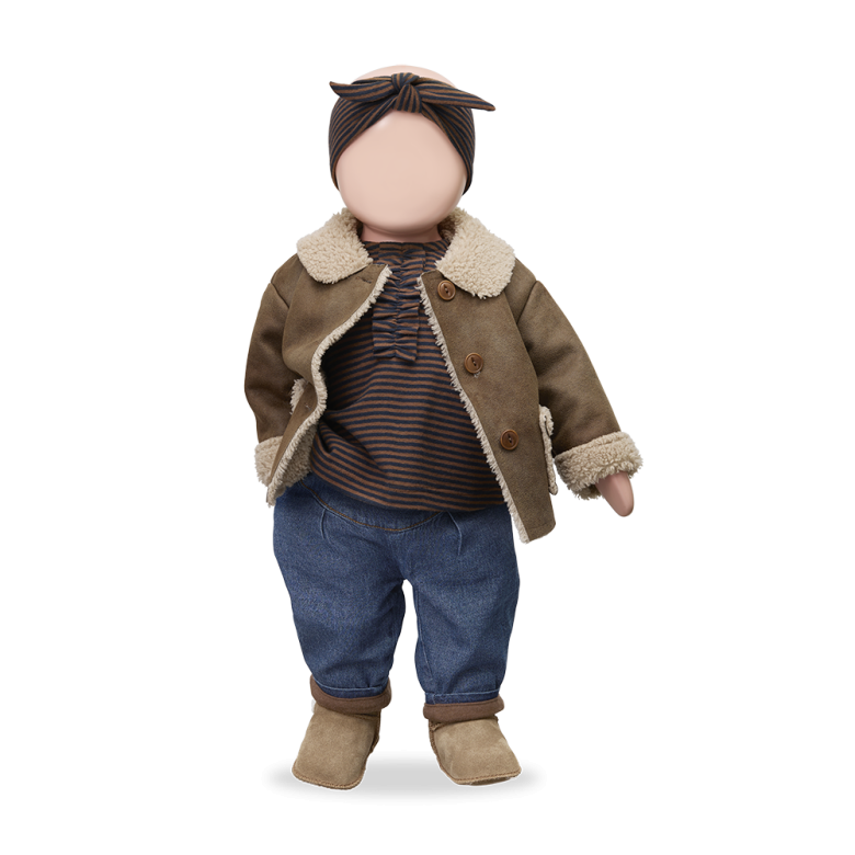 FILIPPA Collar Jacket- Brown