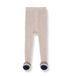 Charger l&#39;image dans la galerie, SALLY Ribbed Tights- Tortora
