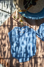 Charger l'image dans la galerie, ZACINTO Romper- Denim
