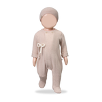Load image into Gallery viewer, HAVRE Footed Jumpsuit- Nude
