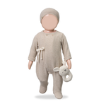Load image into Gallery viewer, HAVRE Footed Jumpsuit- Beige
