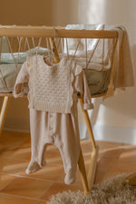Load image into Gallery viewer, ORLEANS Footed Jumpsuit- Nude
