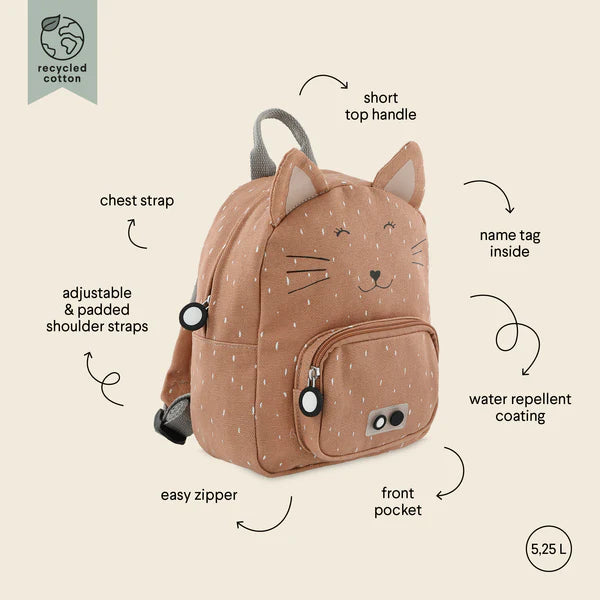 Trixie Backpack Small- Mrs. Cat