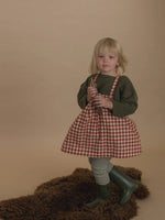 Load image into Gallery viewer, Paprika Gingham Tribe Skirt
