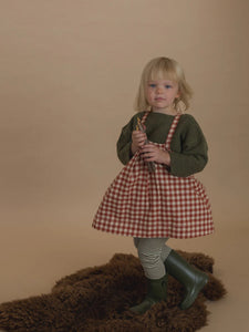 Paprika Gingham Tribe Skirt
