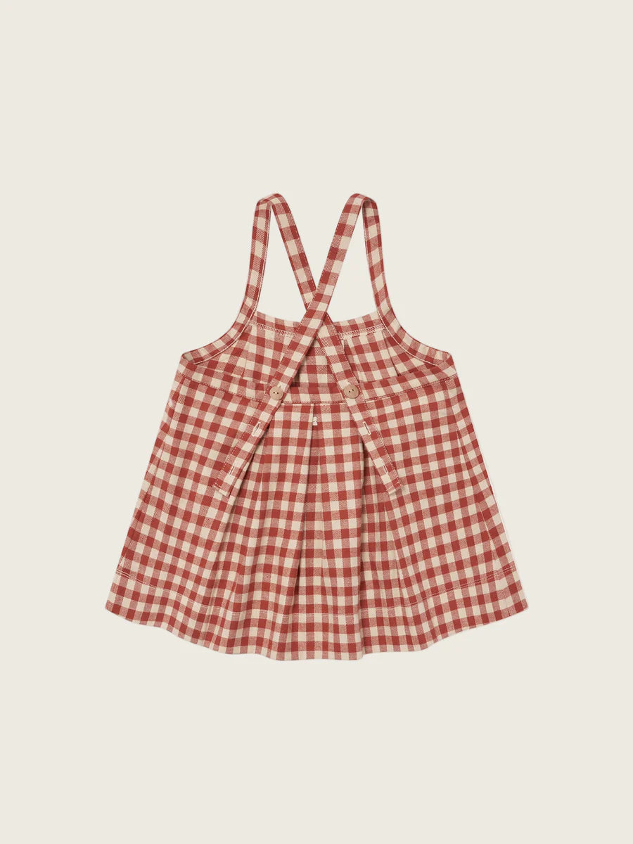 Paprika Gingham Tribe Skirt