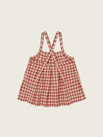 Load image into Gallery viewer, Paprika Gingham Tribe Skirt
