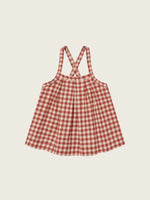 Load image into Gallery viewer, Paprika Gingham Tribe Skirt
