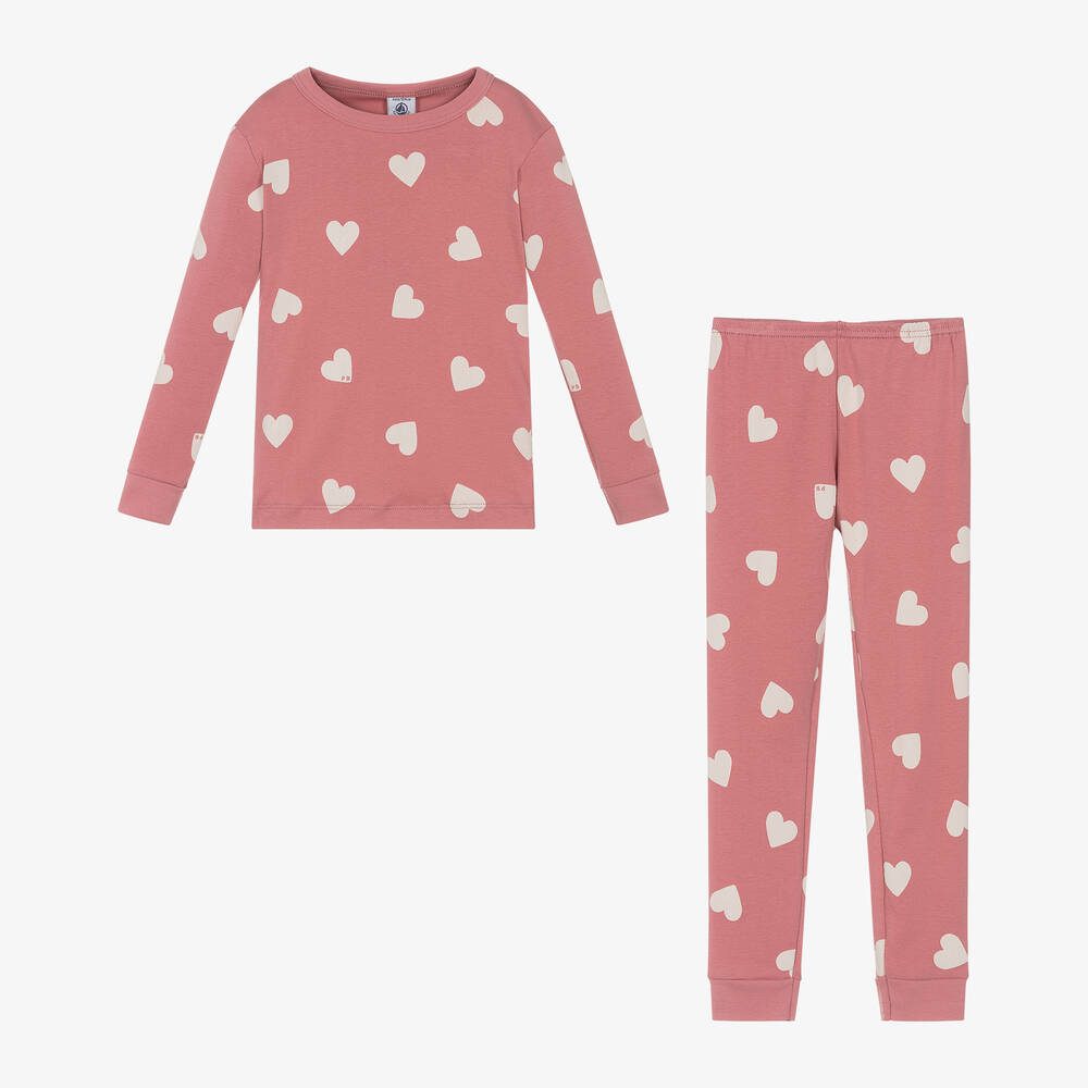 Fiited Cotton Pyjama- Hearts