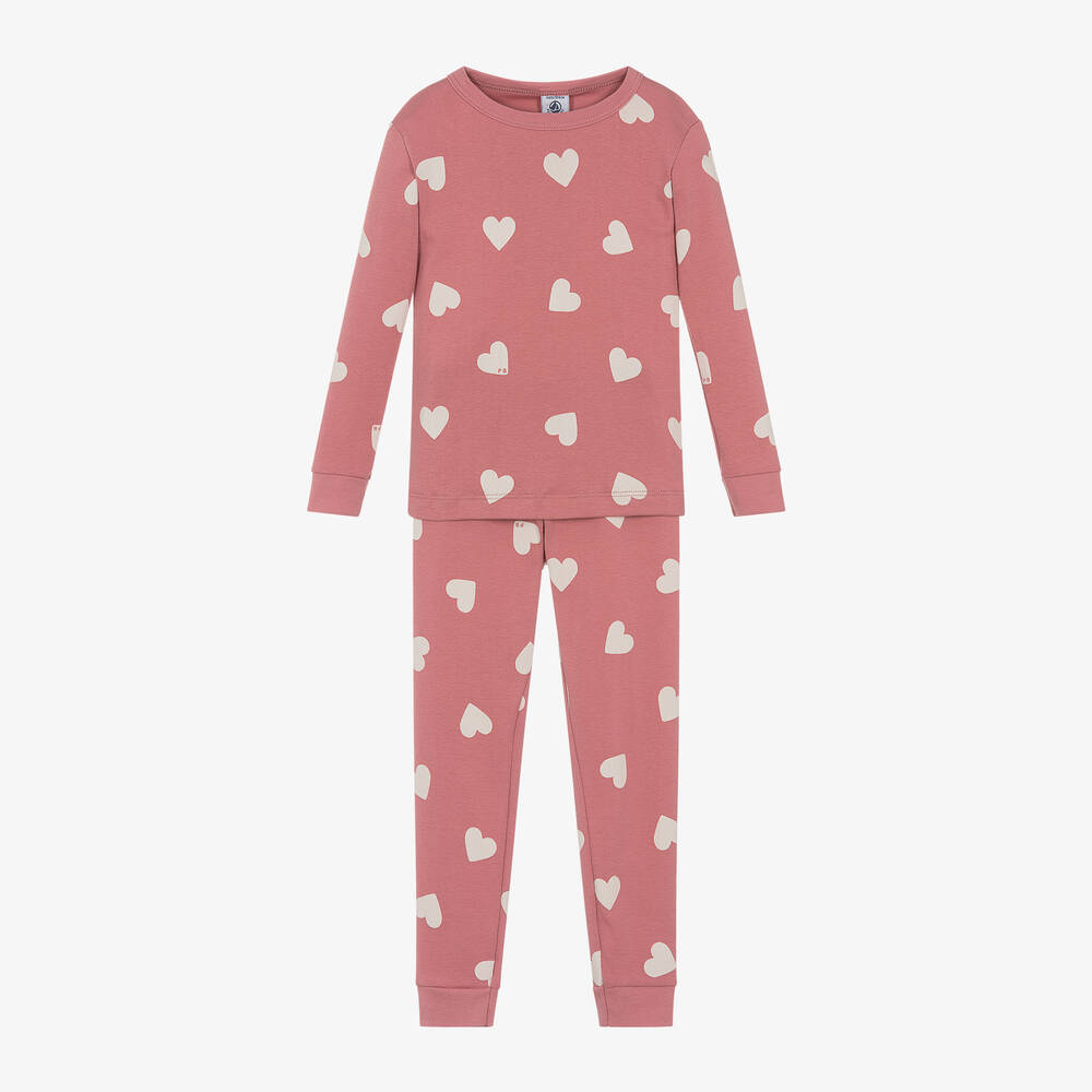 Fiited Cotton Pyjama- Hearts