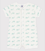 Charger l'image dans la galerie, Petit Bateau Short Cotton Jumpsuit- Whale Print
