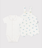 Charger l'image dans la galerie, Petit Bateau overalls/bodysuit set
