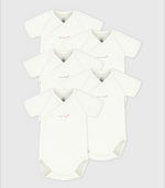 Charger l'image dans la galerie, Set of 5 short-sleeved wrap bodysuits
