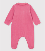 Charger l'image dans la galerie, Baby Velour Sleeper with Plain Collar
