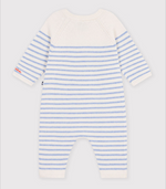 Charger l'image dans la galerie, Striped wool and cotton knit baby romper
