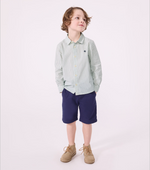 Charger l&#39;image dans la galerie, Boy&#39;s Long-sleeved Striped Cotton Shirt
