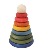 Charger l'image dans la galerie, Rainbow Round Pyramid - Montessori Stacker
