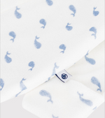 Charger l'image dans la galerie, Baby velour Sleeper with Whale Print
