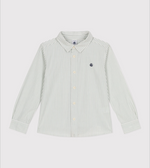 Charger l&#39;image dans la galerie, Boy&#39;s Long-sleeved Striped Cotton Shirt
