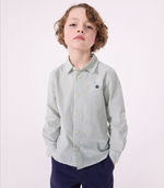 Charger l&#39;image dans la galerie, Boy&#39;s Long-sleeved Striped Cotton Shirt

