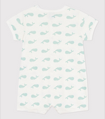 Charger l'image dans la galerie, Petit Bateau Short Cotton Jumpsuit- Whale Print
