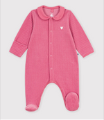 Charger l'image dans la galerie, Baby Velour Sleeper with Plain Collar
