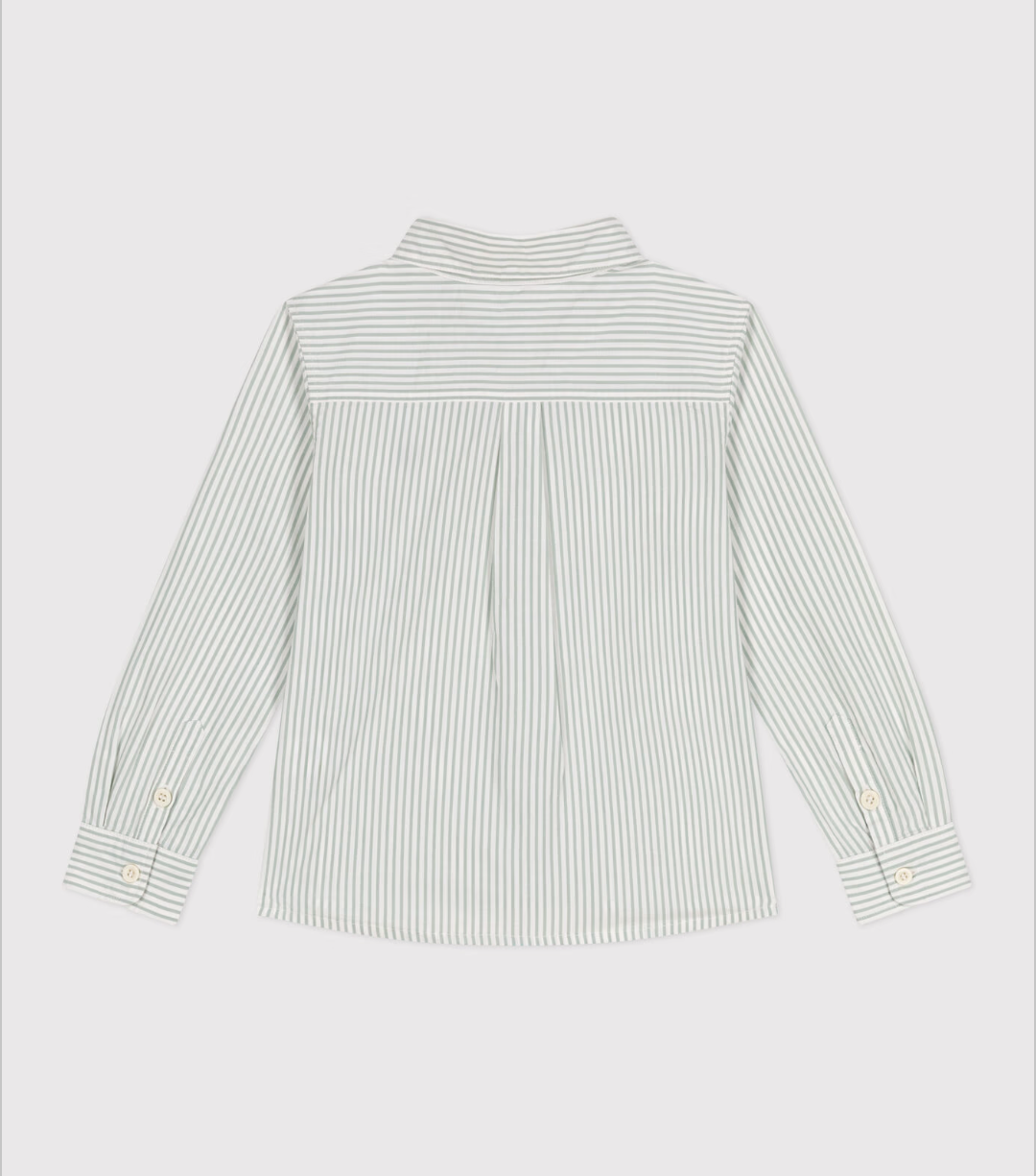 Boy's Long-sleeved Striped Cotton Shirt