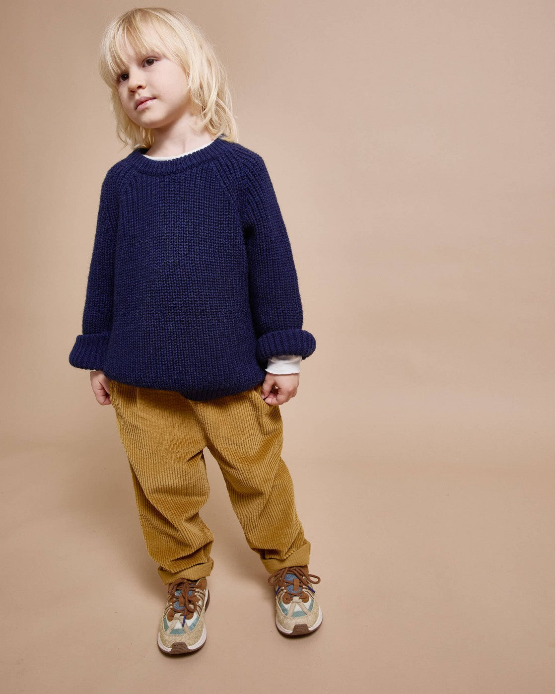 Soft Knit Jumper- Navy