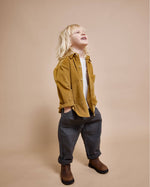 Load image into Gallery viewer, Soft Velour Shirt- Ocre
